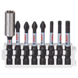 Bosch  1/4" Hex Shank Mixed Impact Control Screwdriver Bits 8 Piece Set