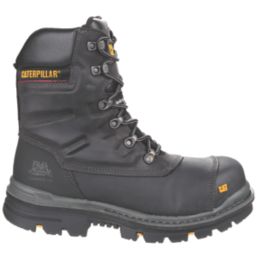 CAT Premier Size 10  Black Waterproof  Safety Boots