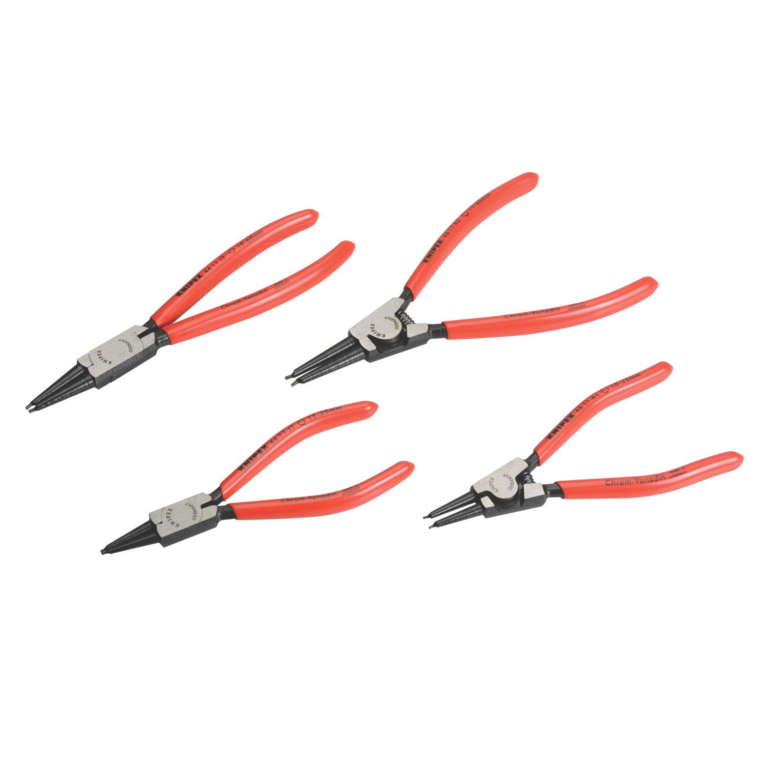 Knipex Precision Circlip Pliers Set 4 Pieces (280HL)