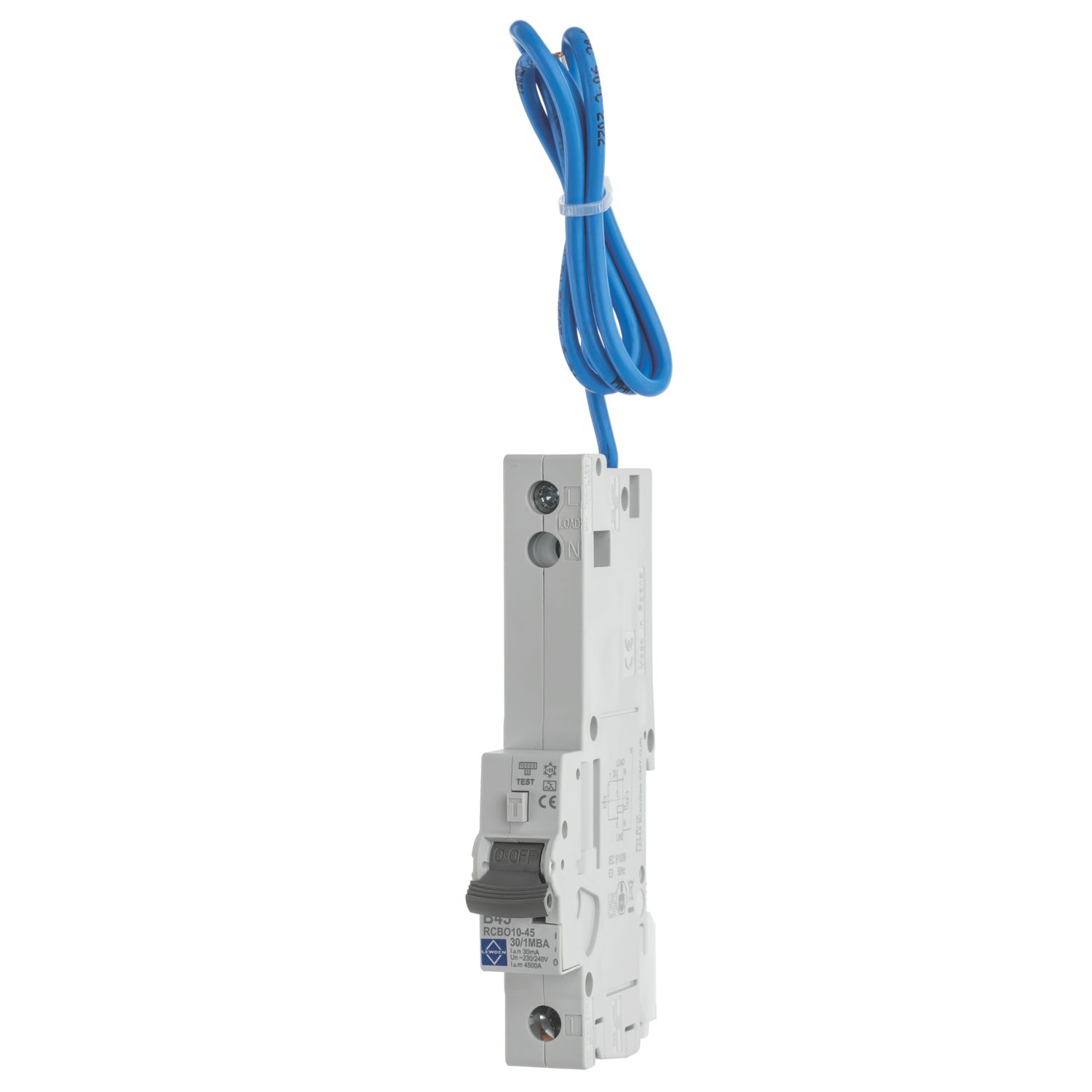 Lewden 45A 30mA Type A SP B Curve RCBO (280HM)