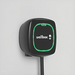 WallBox Max Pulsar 1 Port 7.4kW  Mode 3 Type 2 Plug Electric Vehicle Charger Black