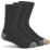 Hard Yakka Core Bamboo Crew Socks Multicoloured 7-12 3 Pairs