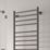 Reina 800mm x 500mm 358BTU Gunmetal Flat Electric Towel Radiator