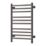 Reina 800mm x 500mm 358BTU Gunmetal Flat Electric Towel Radiator