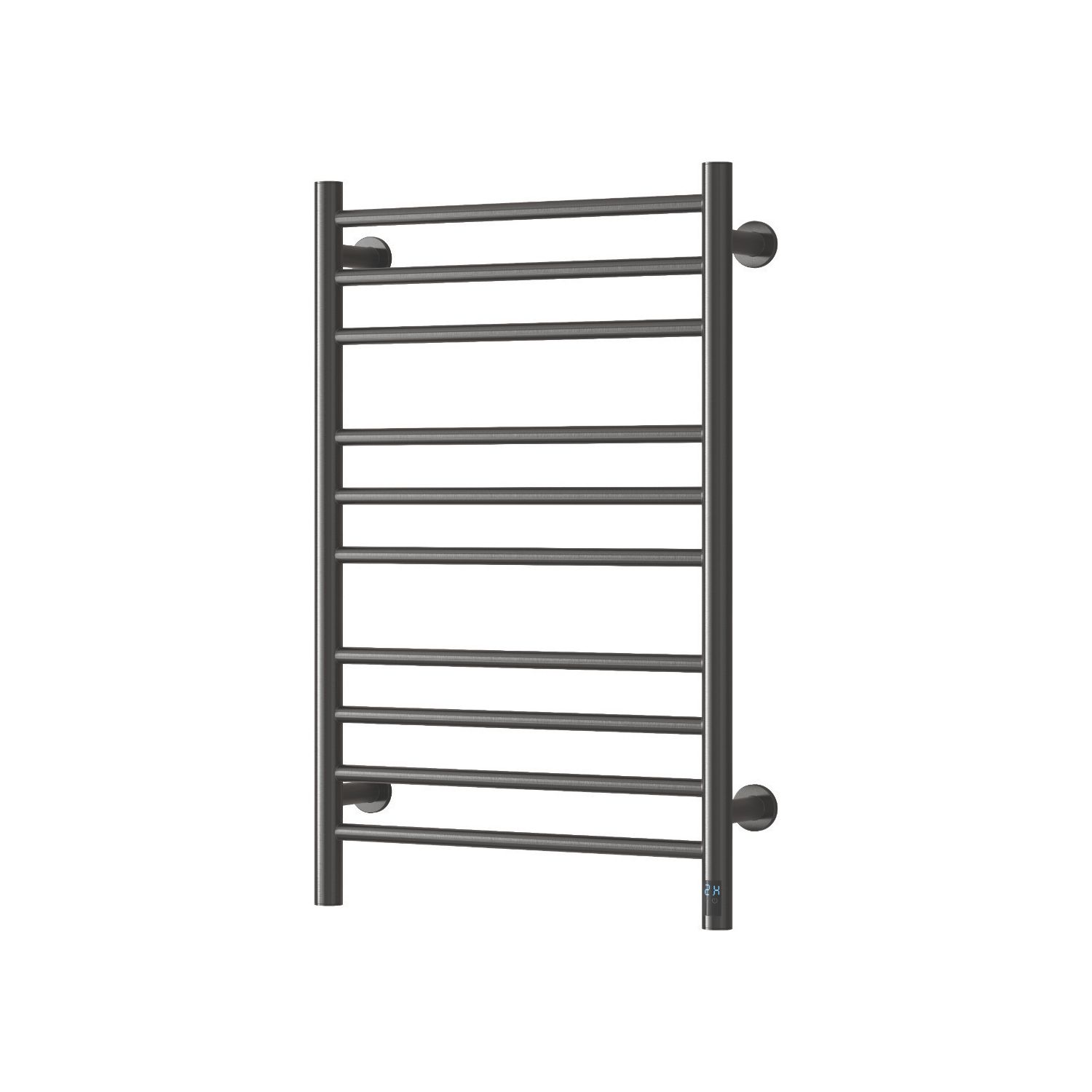 Reina 800mm x 500mm 358BTU Gunmetal Flat Electric Towel Radiator (280LG)