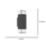 Eglo Castelnuovo Outdoor Up & Down Wall Light Black