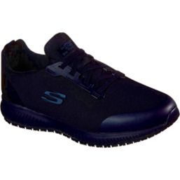 Skechers Squad SR Myton Metal Free   Non Safety Shoes Black Size 6