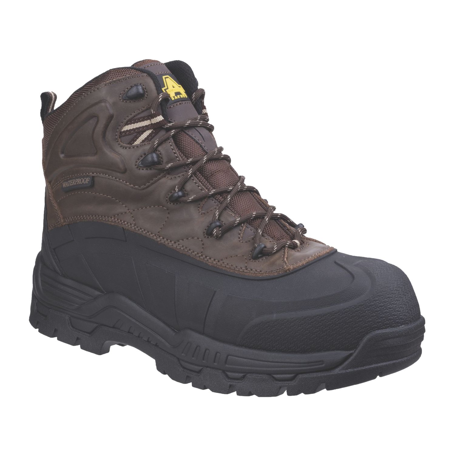 Amblers FS430 Orca Hybrid Size 7 Brown Waterproof Safety Boots (280XP)