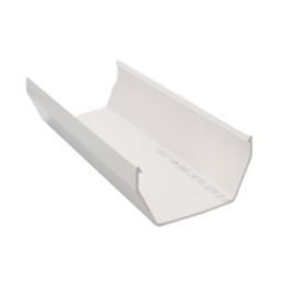 FloPlast RGS3W uPVC Square Gutter White 114mm x 3m
