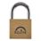 Squire  Brass Keyed Alike Weatherproof   Padlock 40mm