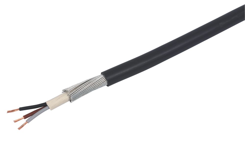 3183P Cable 3 Core Flex Weather Resistant Rubber (Pond) 2.5mm x 10mtr