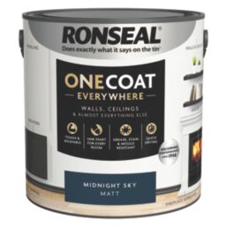 Ronseal 2.5Ltr Midnight Sky Matt Emulsion Multi Surface Paint