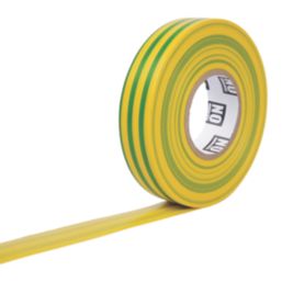 No Nonsense  Electrical Tape Green & Yellow 33m x 19mm