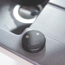 Abode Swich Round Tap Filter Converter Matt Black