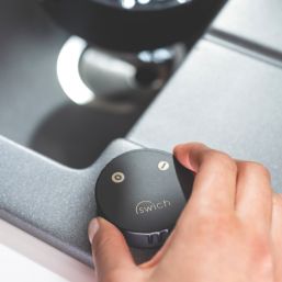 Abode Swich Round Tap Filter Converter Matt Black