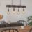 Eglo Townshend 4 Pendant Light Brown/Black