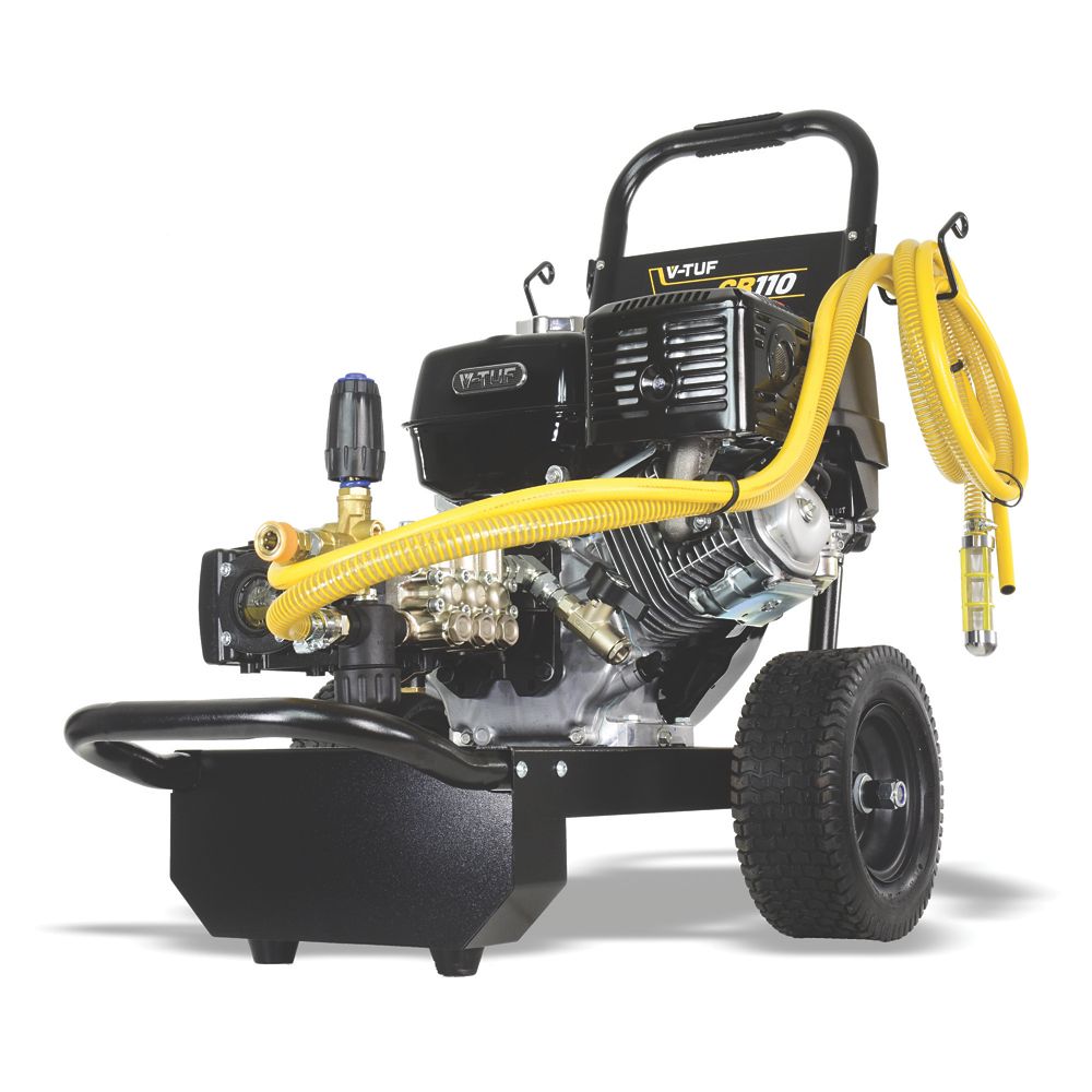 V-Tuf GB110 200bar Petrol Industrial Gearbox Driven Pressure Washer 389cc 13hp