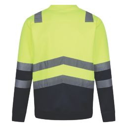 Regatta Pro Hi-Vis Sweatshirt Yellow Large 48" Chest