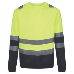 Regatta Pro Hi-Vis Sweatshirt Yellow Large 48" Chest