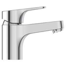 Ideal Standard Cerabase Chrome/Silver 122mm Cloakroom Lever Mono Basin Mixer Tap  With Clicker Waste