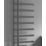 Reina 1412mm x 500mm 1496BTU Gunmetal Flat Designer Towel Radiator