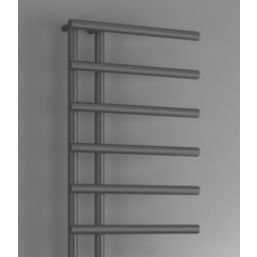 Reina 1412mm x 500mm 1496BTU Gunmetal Flat Designer Towel Radiator