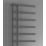 Reina 1412mm x 500mm 1496BTU Gunmetal Flat Designer Towel Radiator