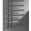 Reina 1412mm x 500mm 1496BTU Gunmetal Flat Designer Towel Radiator