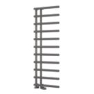 Reina 1412mm x 500mm 1496BTU Gunmetal Flat Designer Towel Radiator