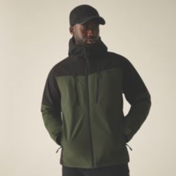 Regatta Highton Stretch Waterproof Padded Jacket Dark Khaki/Black Large Size 41-42" Chest