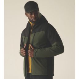 Regatta Highton Stretch Waterproof Padded Jacket Dark Khaki/Black Large Size 41-42" Chest
