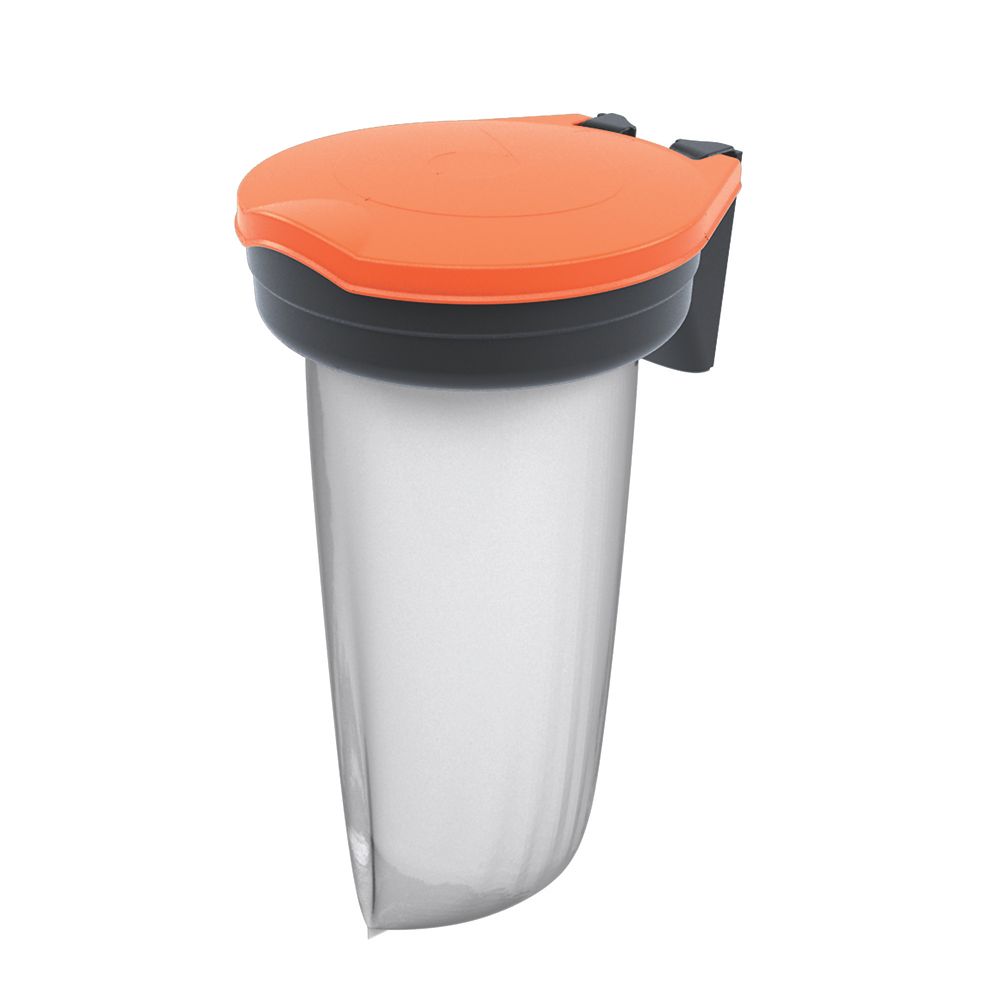 Skipper Bin Bag Holder Orange 10Ltr Screwfix