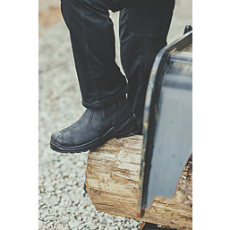 CAT Striver   Safety Dealer Boots Black Size 9