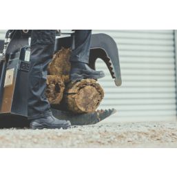 CAT Striver Bump Size 9  Black Water-Resistant Steel Toe Cap Safety Dealer Boots