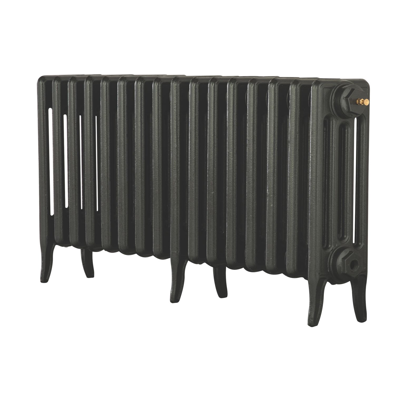 Arroll 460mm x 994mm 3128BTU Pewter Cast Iron 4 Column Radiator (2820F)