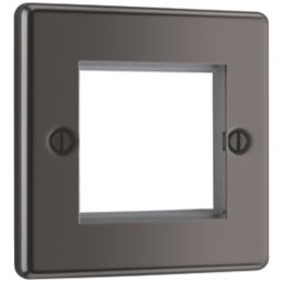LAP  2-Module Modular Faceplate Black Nickel