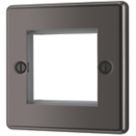 LAP  2-Module Modular Faceplate Black Nickel