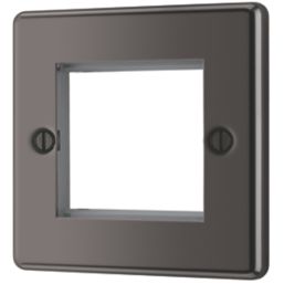 LAP  2-Module Modular Faceplate Black Nickel