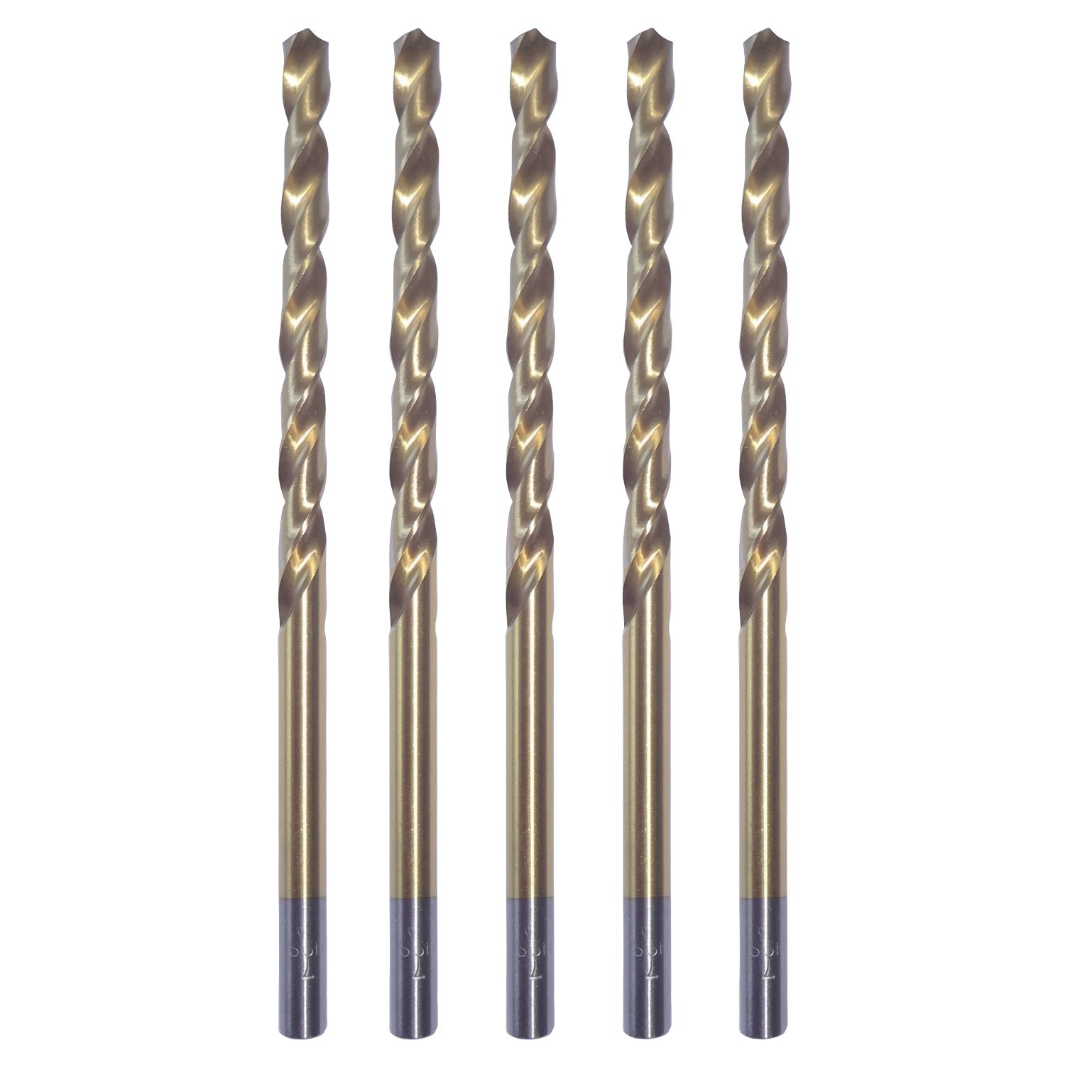 Erbauer Straight Shank Metal Drill Bits 5mm x 132mm 5 Pack (28258)