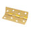Self-Colour  Solid Drawn Brass Hinge 102mm x 60mm 2 Pack