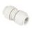JG Speedfit  Plastic Push-Fit Equal Coupler 15mm