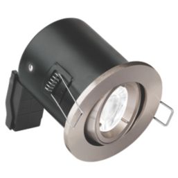 Enlite EFD Adjustable  Fire Rated LED Downlight Satin Nickel 5W 500lm