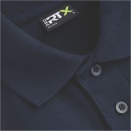 Pro RTX  Personalised Long Sleeve Polo Shirt Navy 2X Large 48 / 50" Chest