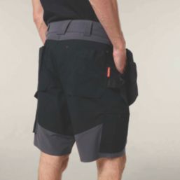 Hard Yakka Toughmaxx Lite Holster Stretch Work Shorts Graphite 36" W