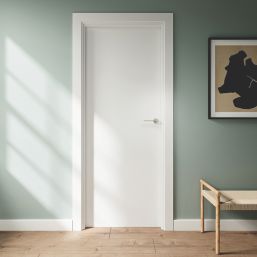 Cooke & Lewis Oanig Lever on Rose Door Handles Pair Satin Nickel