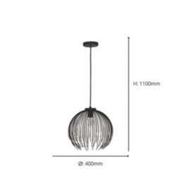 Eglo Venezuela Pendant Light Black