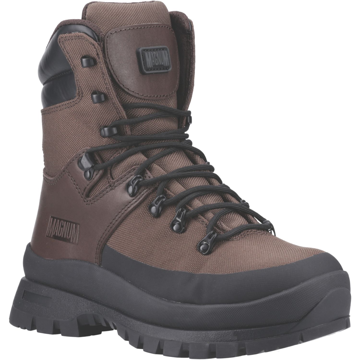 Magnum Valiance Textile Size 9 Brown Non Safety Work Boots (282EK)