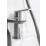 Bristan Frammento Gun Metal 150mm Deck Mounted Dual Control Manual Shower Mixer Tap