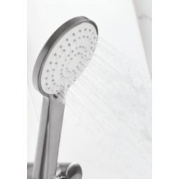 Bristan Frammento Gun Metal 150mm Deck Mounted Dual Control Manual Shower Mixer Tap