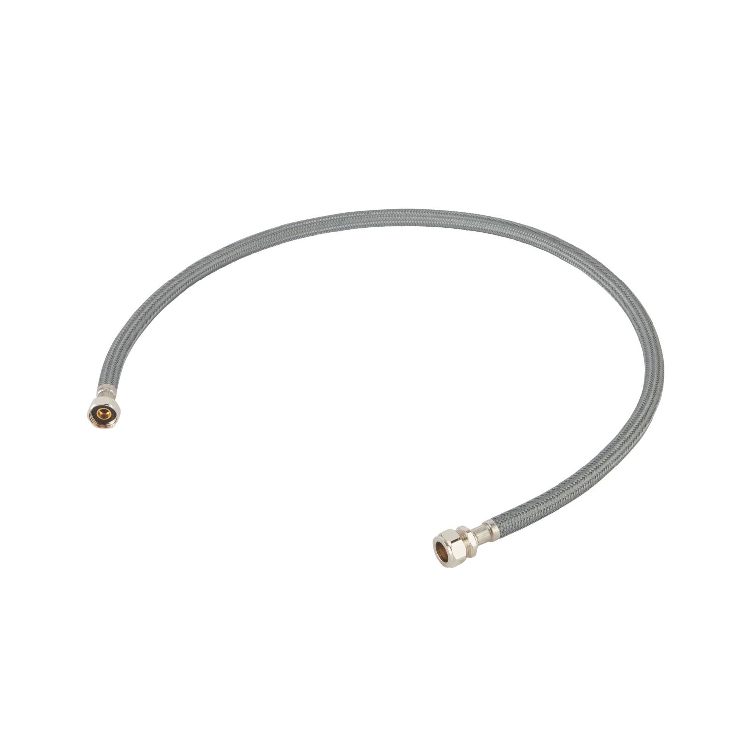 Flomasta Straight Flexible Compression Hose 15mm x 15mm x 1000mm (282FA)
